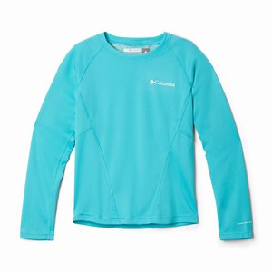 Columbia Baselayer Midweight Crew 2 Flickor Blå (YTANL0692)